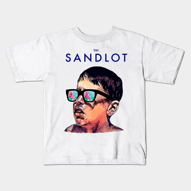 The Sandlot Fanart Kids T-Shirt by christinehearst